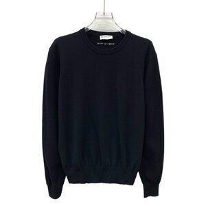 Balenciaga black wool knit sweater